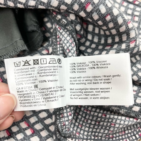 Sandwich Shirt Dress with Grid Pattern, Size EU 36 - Picture 9 of 10